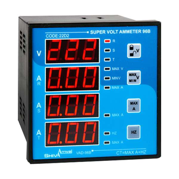 سوپر ولت آمپرمتر شيوا امواج مدل VAD-96B