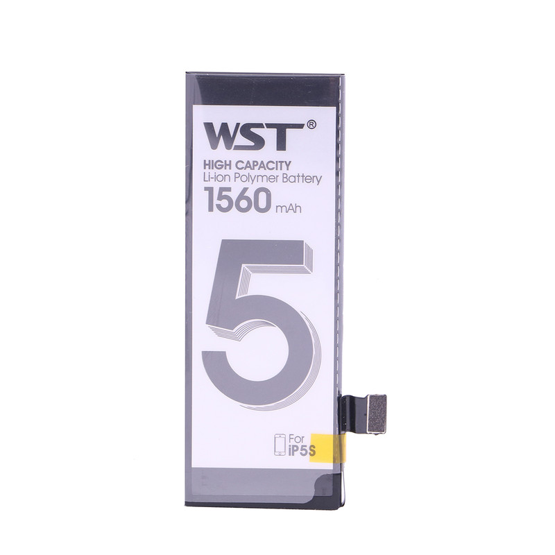 باتری موبایل مدل WST-01 ظرفیت 1560 میلی آمپر ساعت مناسب برای گوشی موبایل اپل IPhone 5s