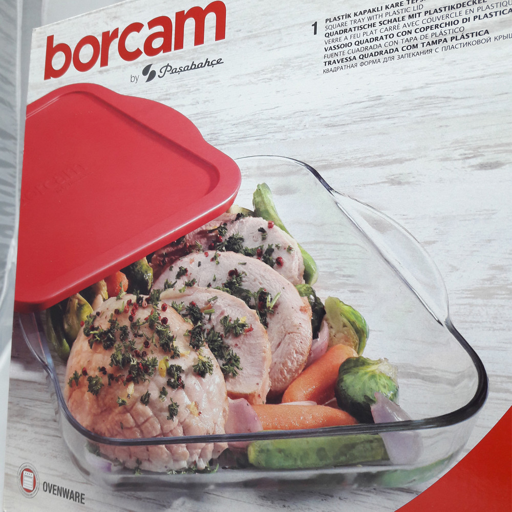 ظرف پخت پاشاباغچه مدل Borcam مجموعه دو عددی