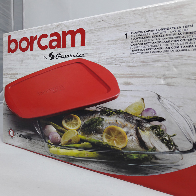 ظرف پخت پاشاباغچه مدل Borcam مجموعه دو عددی