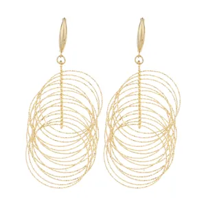  گوشواره طلا 18 عیار زنانه آلند کد H63