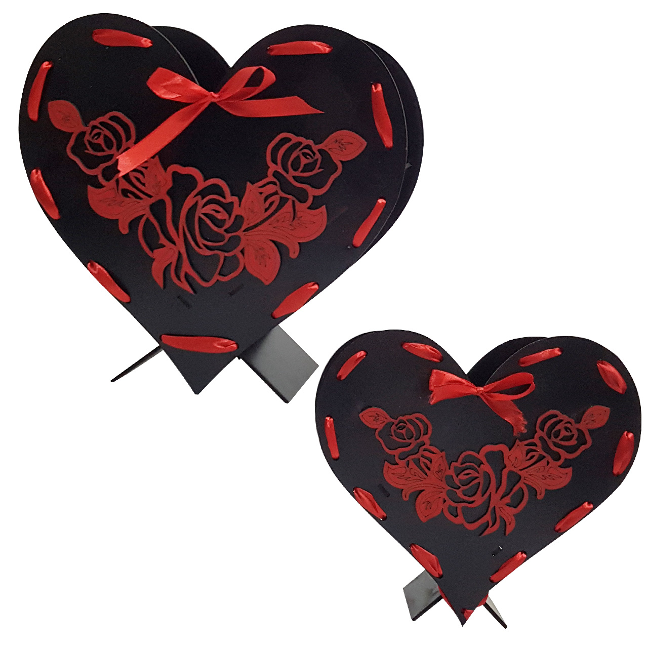 جعبه هدیه مدل رز کد 5128 مجموعه 2 عددی