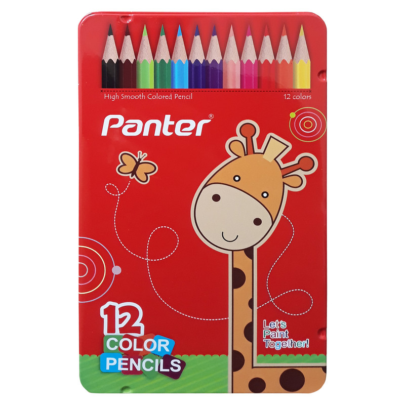 مداد رنگی 12 رنگ پنتر کد 3020
