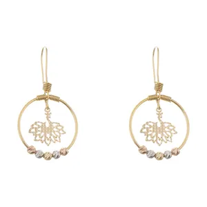 گشواره طلا 18 عیار زنانه آلند کد H67