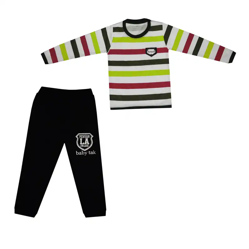 ست تی شرت و شلوار پسرانه کد 127
