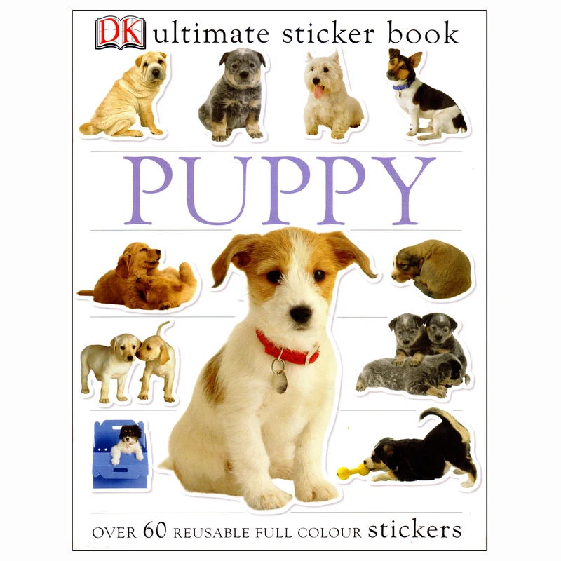 کتاب Ultimate sticker book Puppy اثر Melbourne انتشارات DK