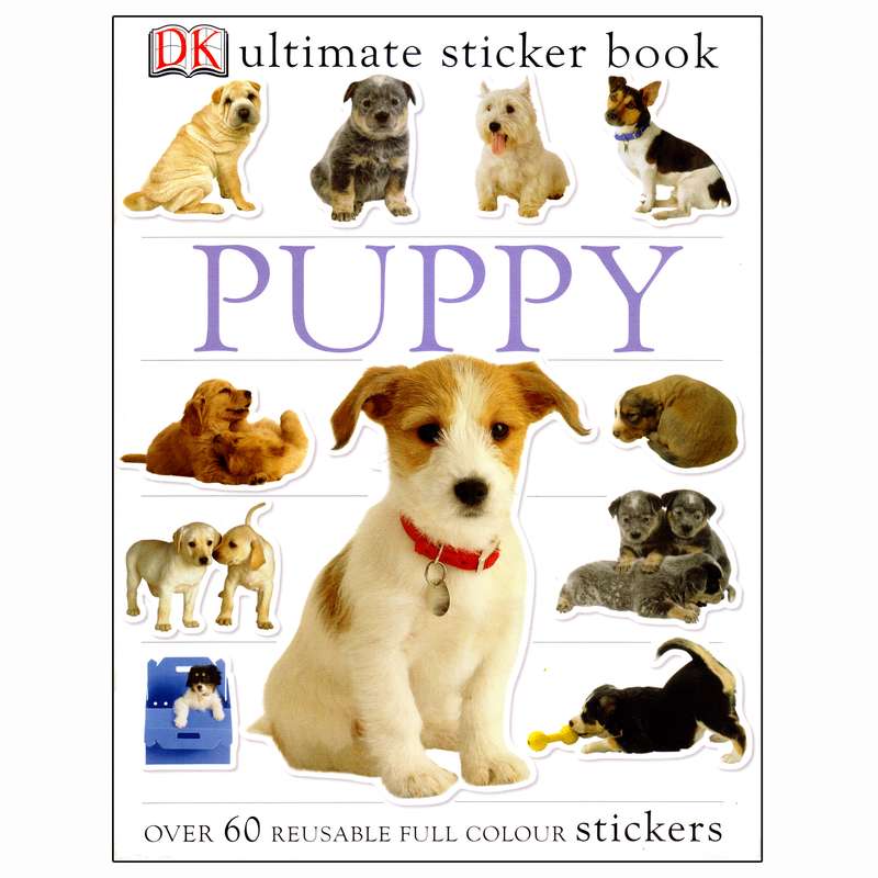 کتاب Ultimate sticker book Puppy اثر Melbourne انتشارات DK
