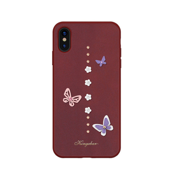 کاور کینگیکس بار طرح Butterfly کد 098 مناسب برای گوشی موبایل اپل iPhone X/XS