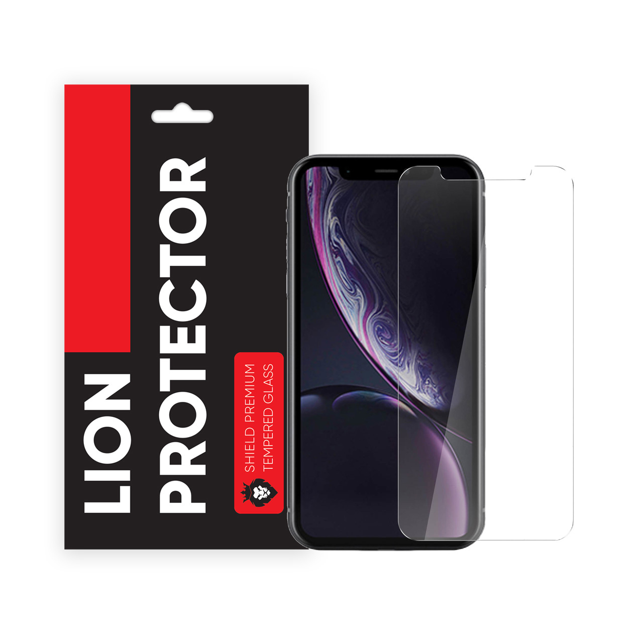 محافظ صفحه نمایش شیلد مدل Lion LGS مناسب برای گوشی موبایل اپل iPhone XR
