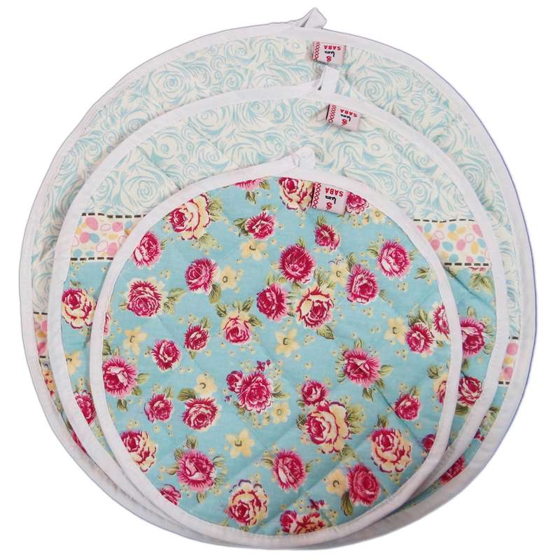 ست دمکنی 3 تکه صبا طرح ناز گل کد 47