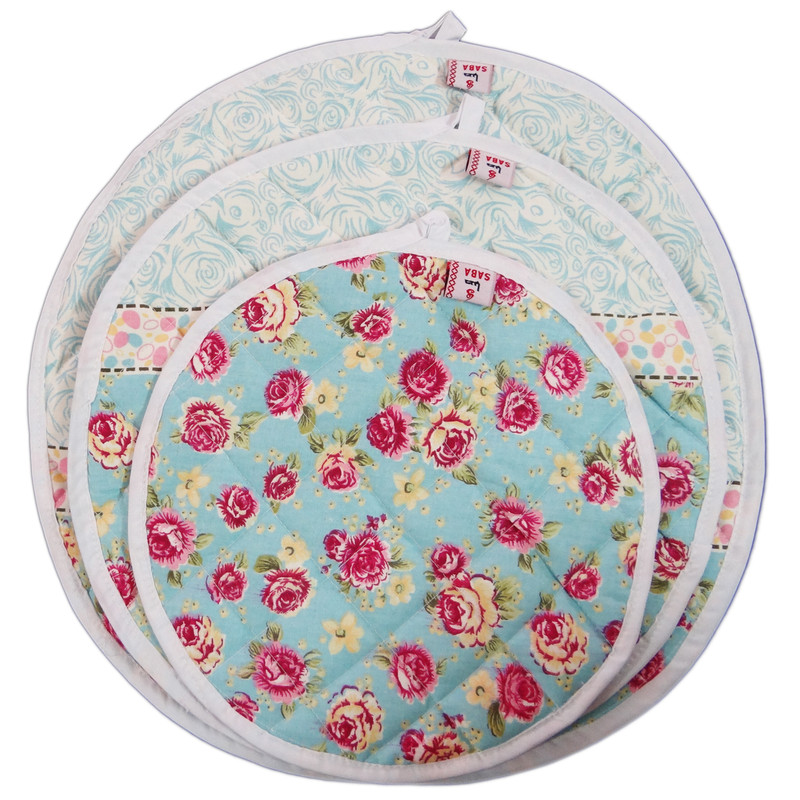 ست دمکنی 3 تکه صبا طرح ناز گل کد 47