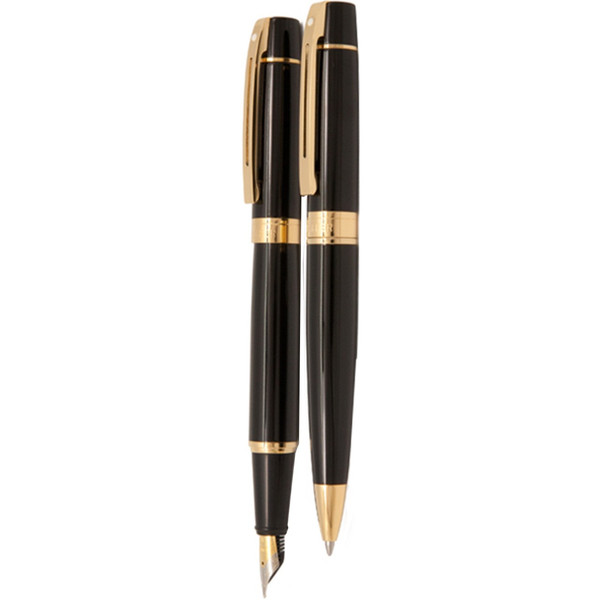 ست خودکار و خودنویس شیفر مدل 300 - با گیره طلایی