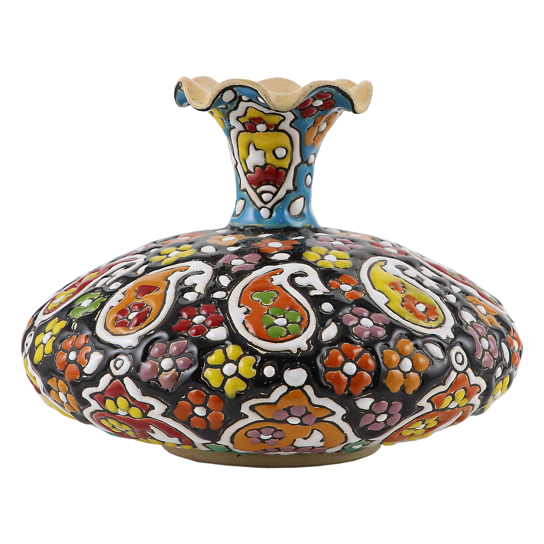 گلدان میناکاری مدل A08