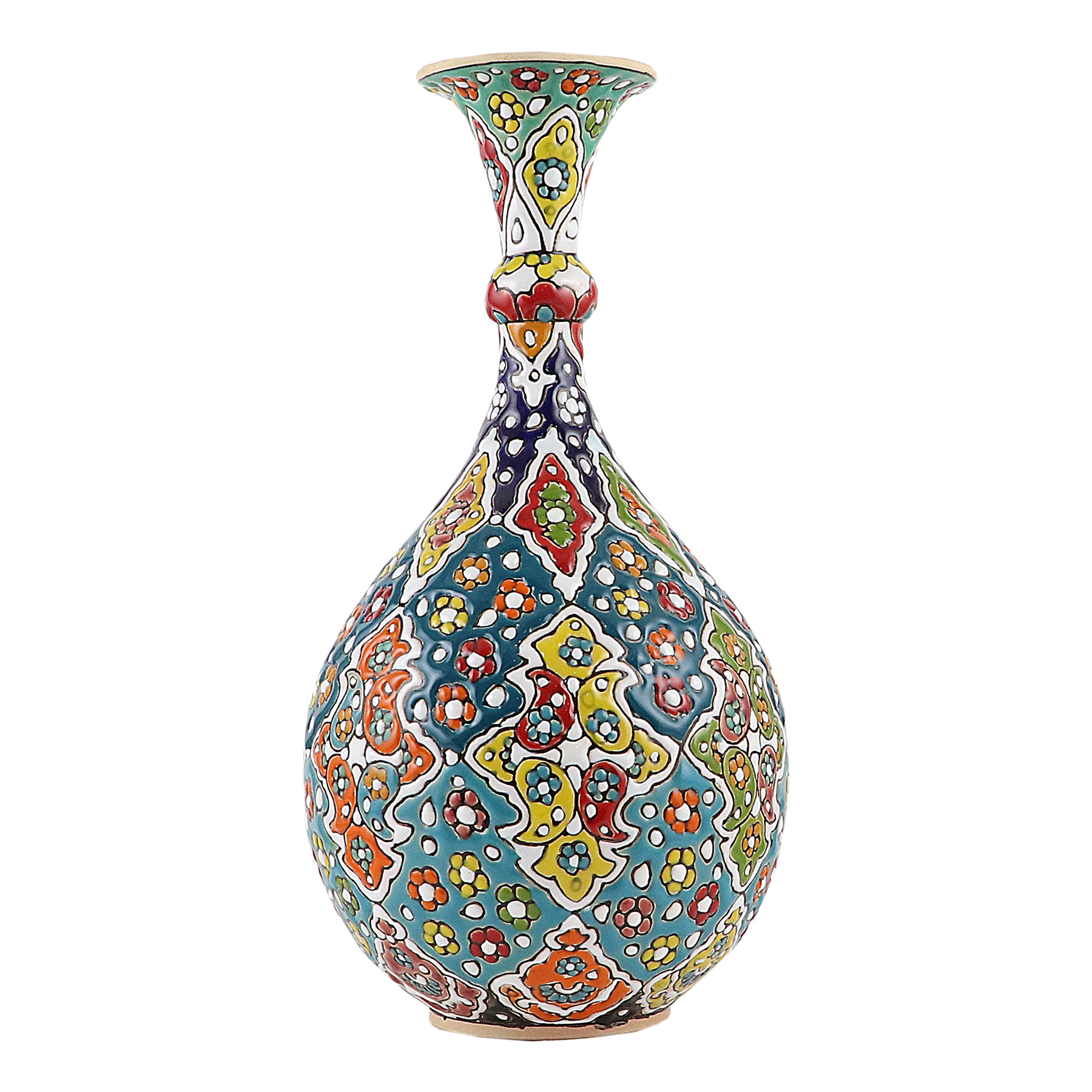 گلدان میناکاری سفالی مدل H01