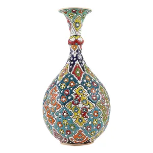 گلدان میناکاری سفالی مدل H01