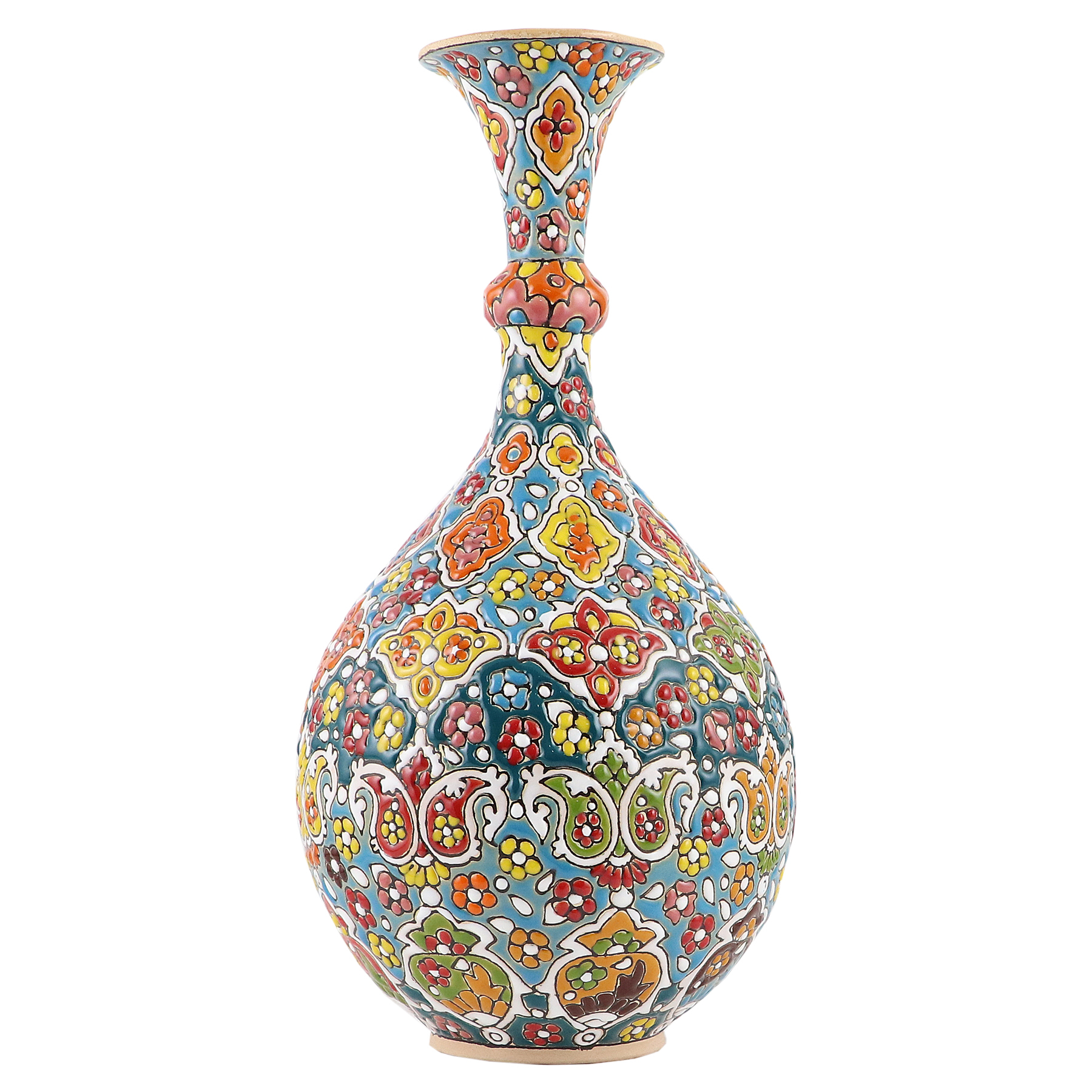 گلدان میناکاری سفالی مدل H04