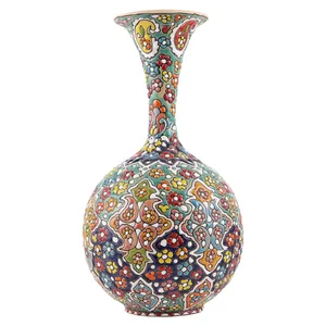 گلدان میناکاری سفالی مدل H07