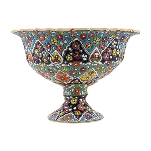 میوه خوری میناکاری سفالی مدل M20M2g