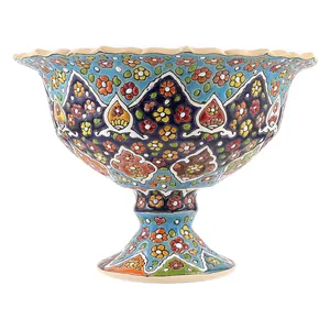 میوه خوری میناکاری سفالی مدل M20M3g