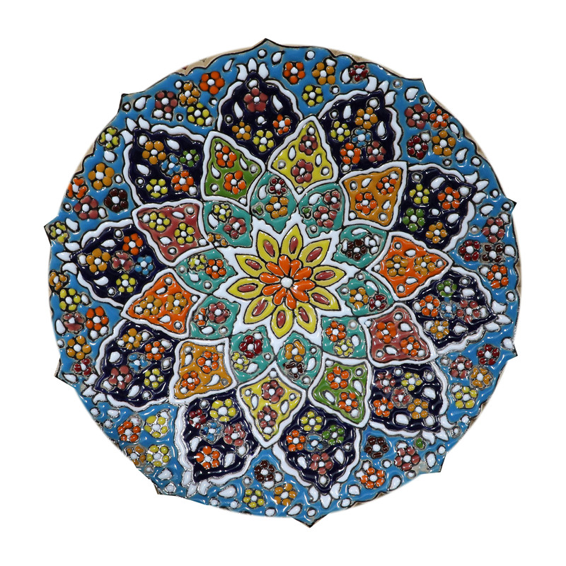 میوه خوری میناکاری سفالی مدل M20M3t