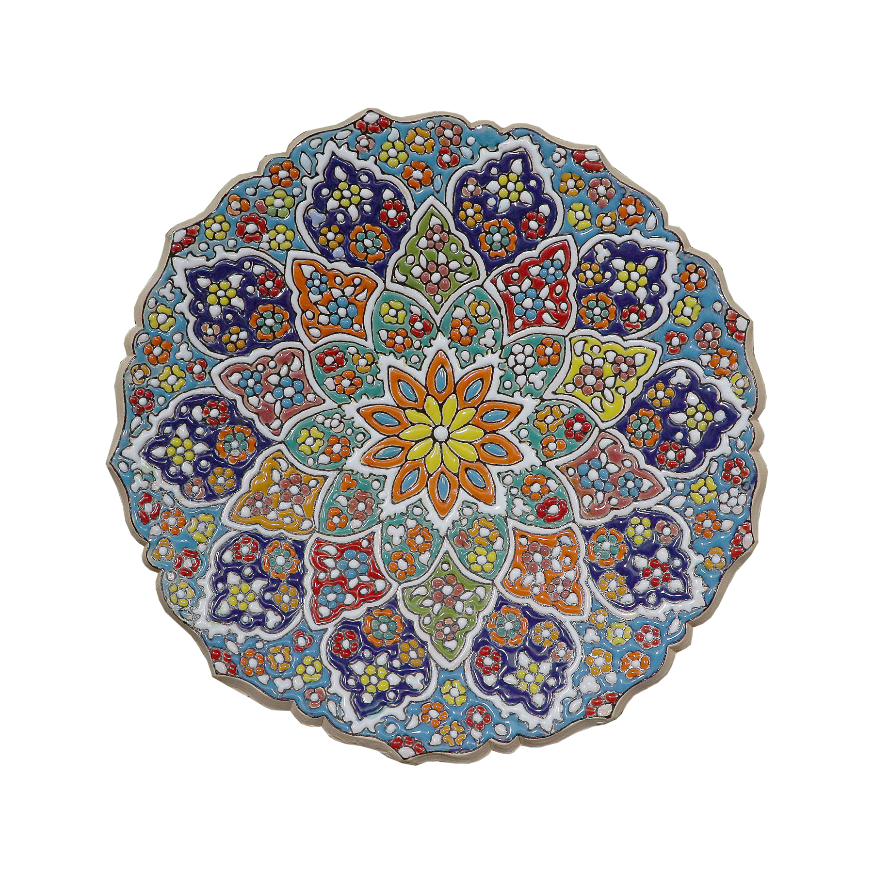 میوه خوری میناکاری سفالی مدل M20M5t