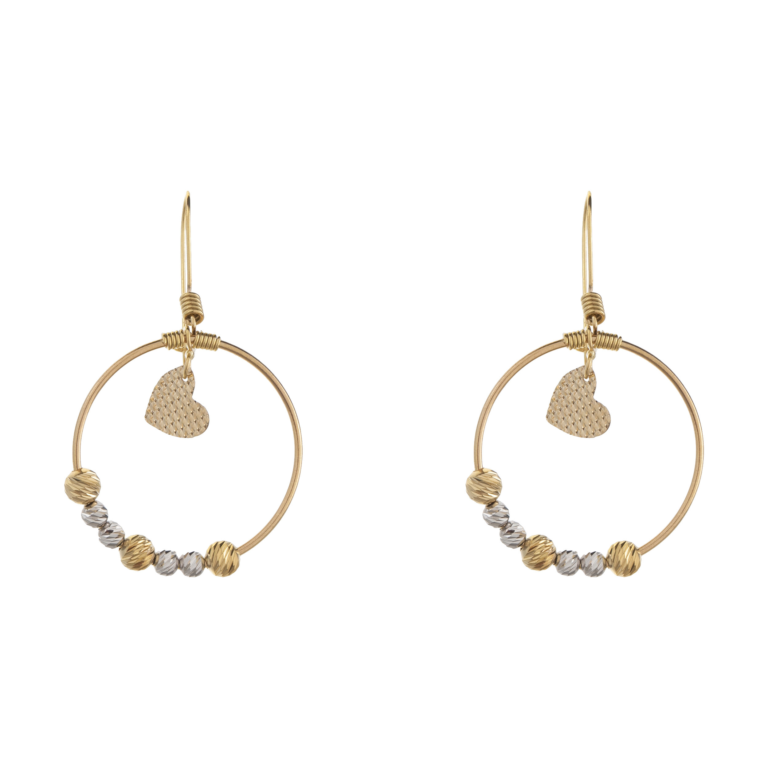 گوشواره طلا 18 عیار زنانه آلند کد H80