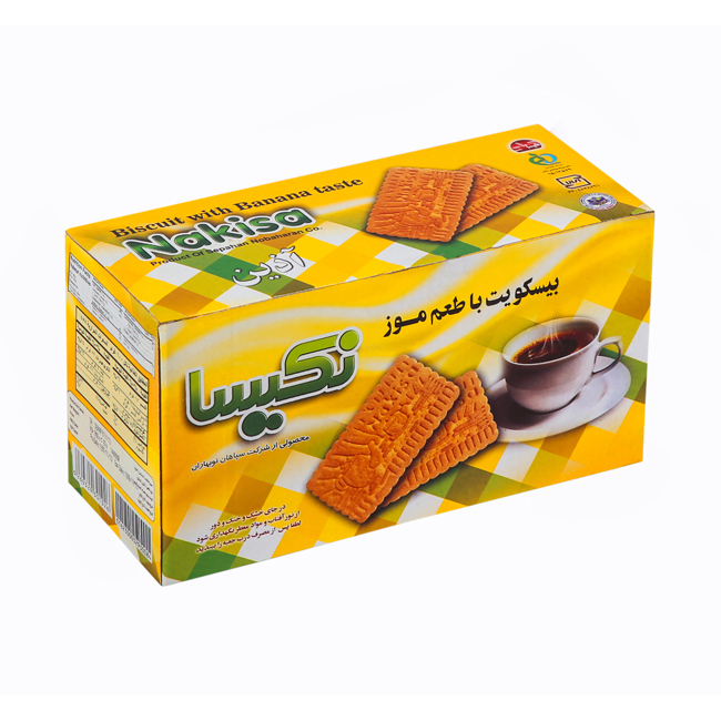 بیسکویت نکیسا با طعم موز - 900 گرم