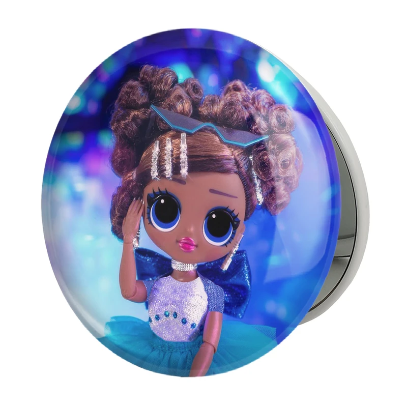 آینه جیبی خندالو طرح عروسک ال او ال LOL مدل تاشو کد 27888 