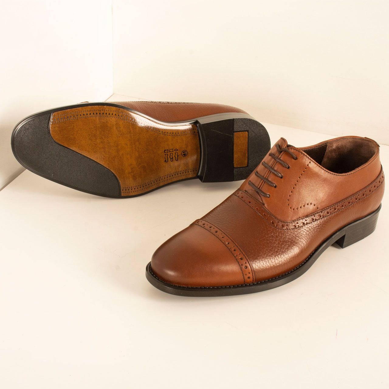 کفش مردانه پارینه چرم کد SHO196 -  - 2