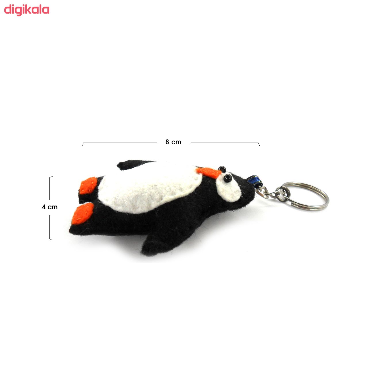آویز عروسکی مدل پنگوئن کد JA01