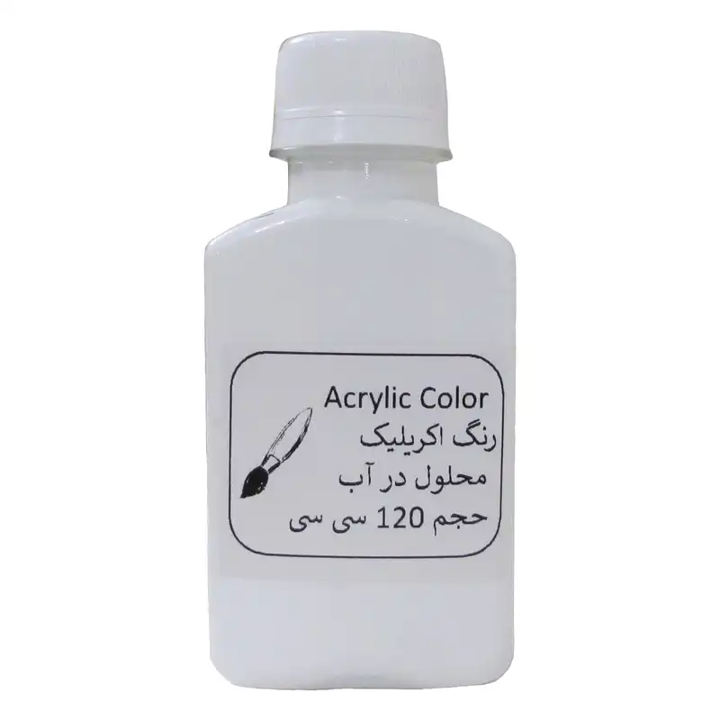 رنگ اکریلیک کد 1 حجم ۱۲۰ میلی لیتر