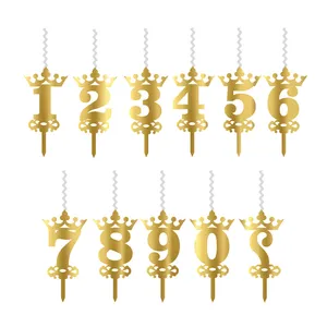 شمع تولد طرح عدد مجموعه 11 عددی