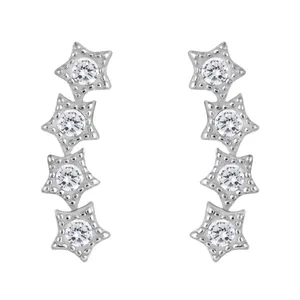 گوشواره نقره زنانه اقلیمه کد EN474