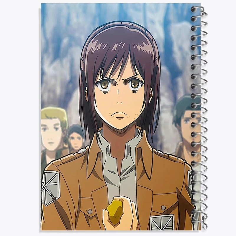 دفتر مشق 50 برگ خندالو مدل ساشا براوس انیمه Attack on Titan کد 10964