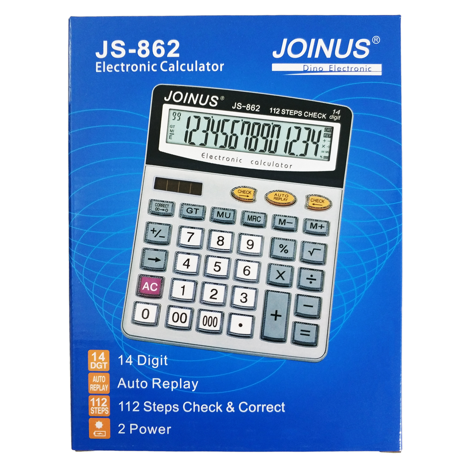 ماشین حساب جوینوس مدل JS-862 ماشین حساب جوینوس مدل JS-862