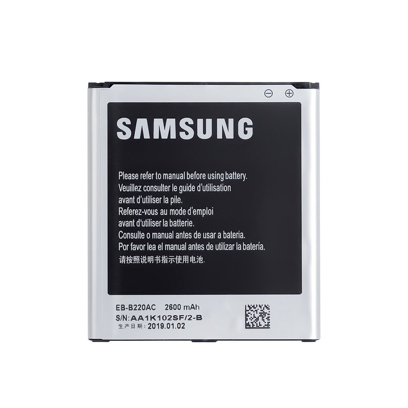 باتری موبایل مدل EB-B220AC ظرفیت 2600 میلی امپر ساعت مناسب برای گوشی موبایل سامسونگ Galaxy Grand 2