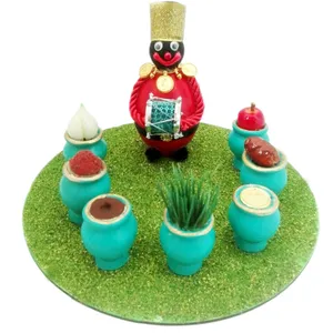   مجموعه هفت سین تزیینی 9 پارچه طرح حاجی فیروز مدل M727