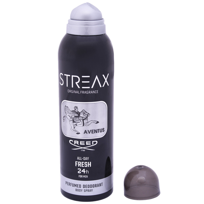 اسپری خوشبو کننده بدن مردانه استریکس مدل Creed Aventus کد AV02 حجم 200 میلی لیتر