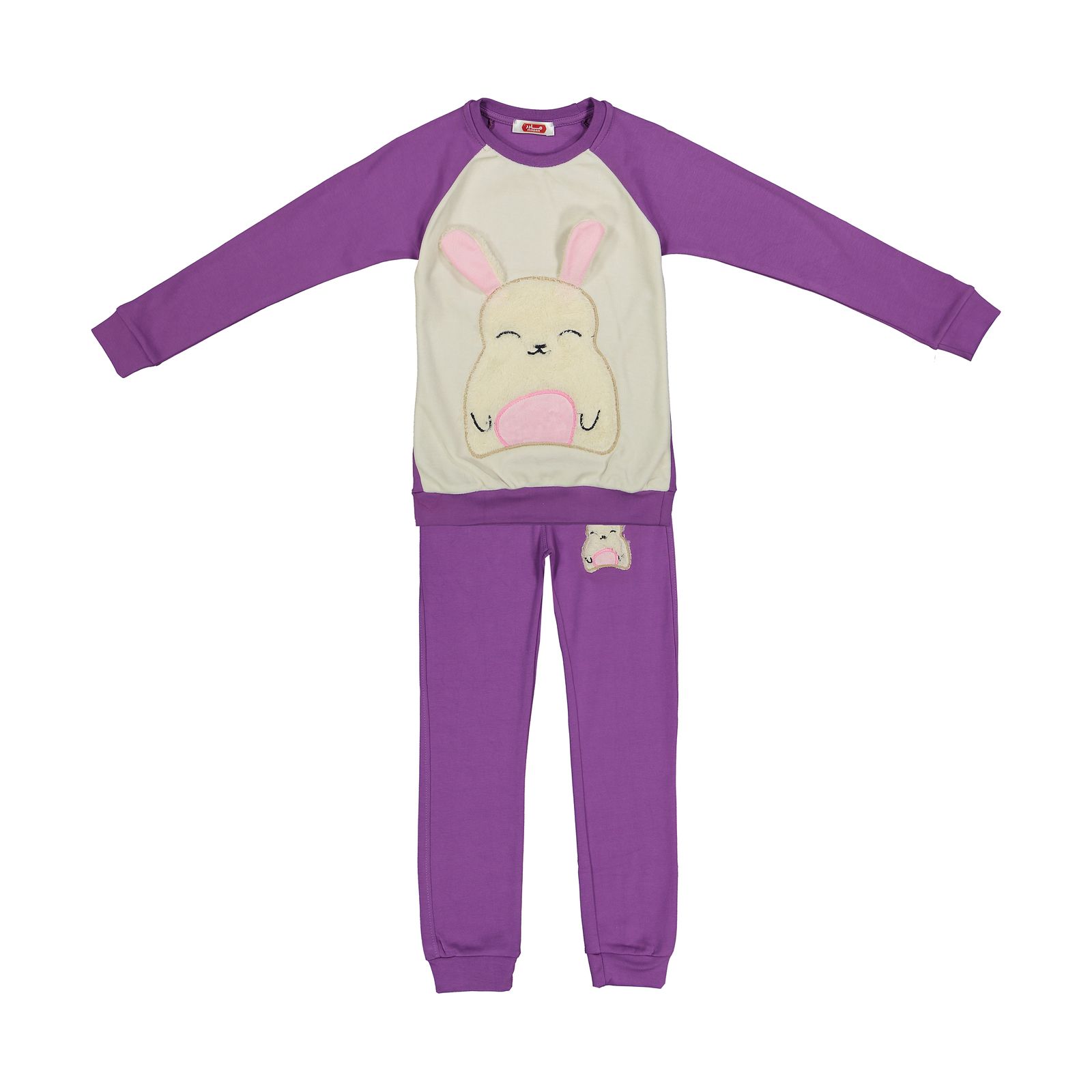 ست تی شرت آستین بلند و شلوار دخترانه مادر مدل 300-72 - - 9