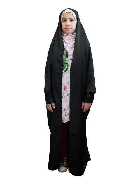 چادر دانشجویی دخترانه حجاب فاطمی کد sat09