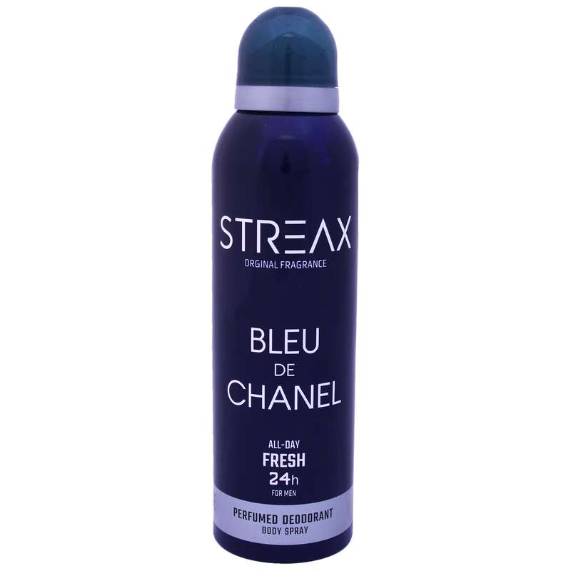 اسپری خوشبو کننده بدن مردانه استریکس مدل bleu de chanel کد BCH08 حجم 200 میلی لیتر اسپری خوشبو کننده بدن مردانه استریکس مدل bleu de chanel کد BCH08 حجم 200 میلی لیتر