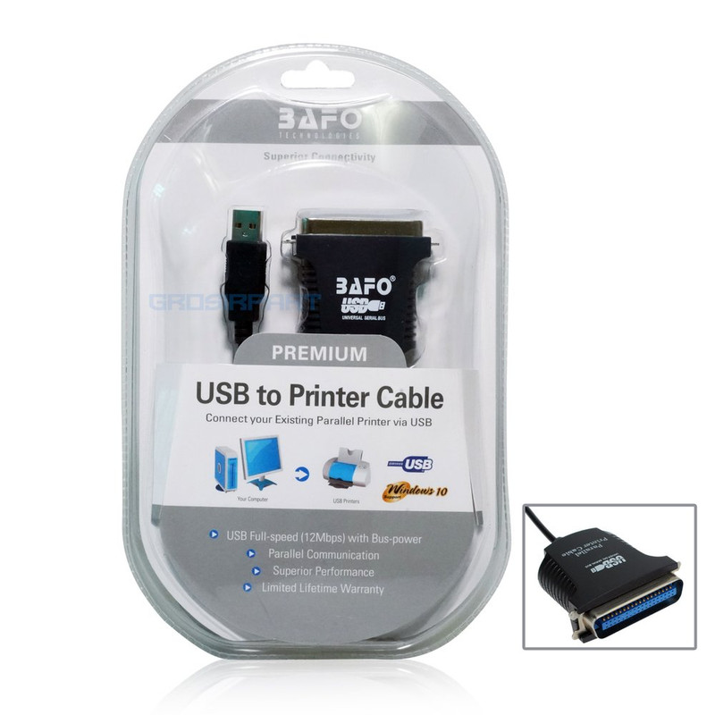 کابل تبدیل USB به Centronics بافو مدل BF-1284 طول 1.5 متر