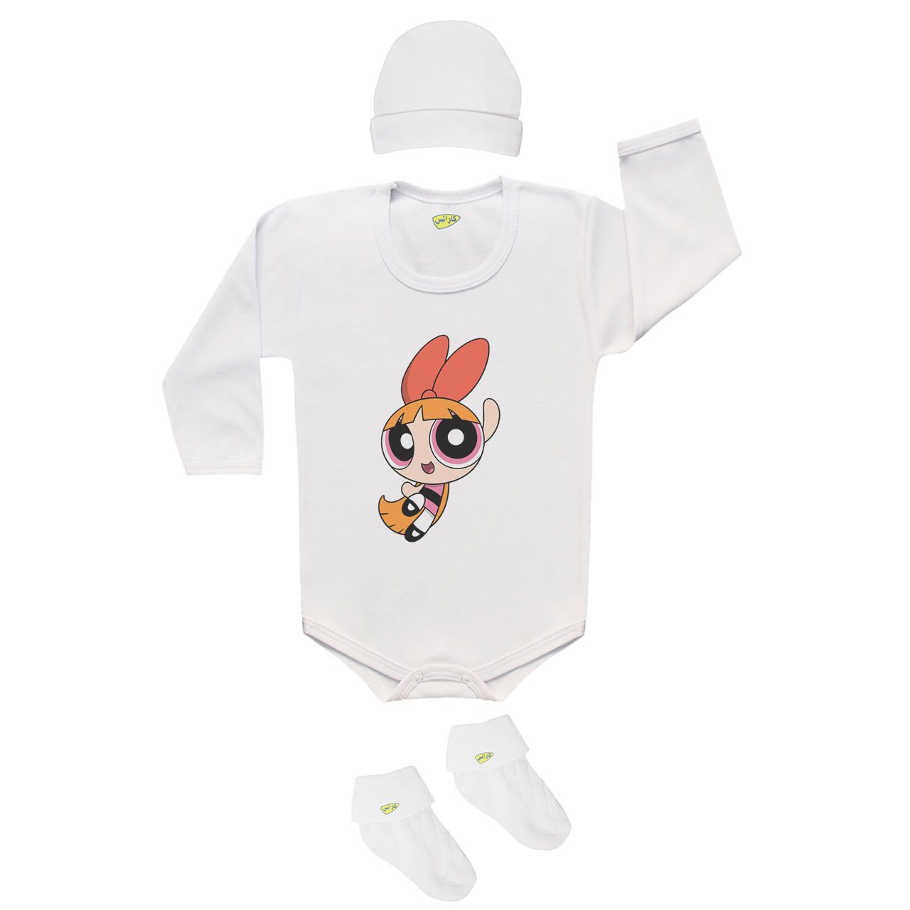 ست 3 تکه لباس نوزاد کارانس مدل SB-013