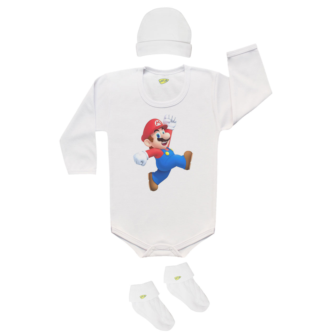 ست 3 تکه لباس نوزاد کارانس مدل SB-015