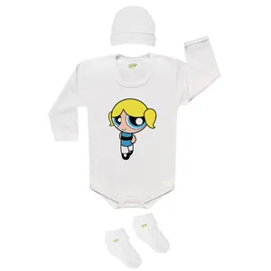 ست 3 تکه لباس نوزاد کارانس مدل SB-038