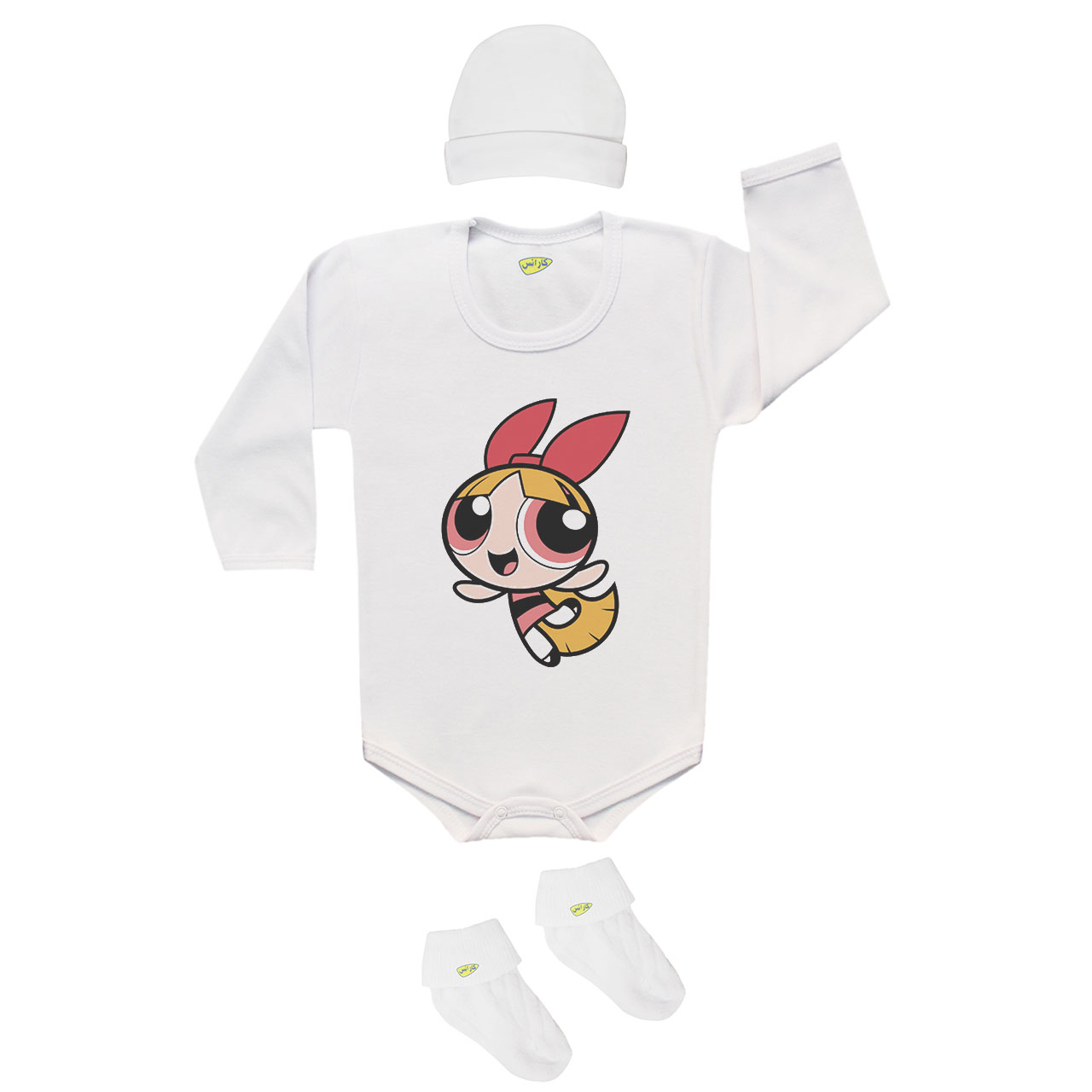 ست 3 تکه لباس نوزاد کارانس مدل SB-039