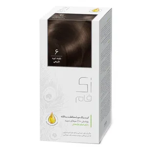 کیت رنگ مو زی فام شماره 6 حجم 50 میلی لیتر بلوند تیره طبیعی