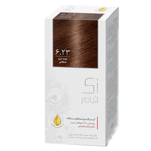  Zi Fam 6.23 Dark Chocolate Blonde Hair Color Kit 50 ml