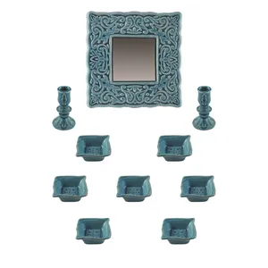 مجموعه ظروف هفت سین 10 پارچه کد h54