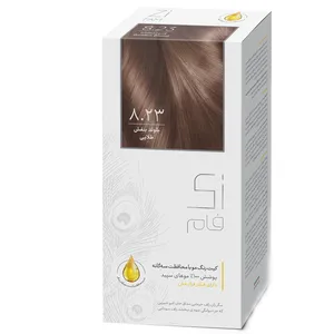  Zi Fam 8.23 Golden Purple Blonde Hair Color Kit 50 ml 